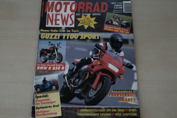 Deckblatt Motorrad News (01/1995)